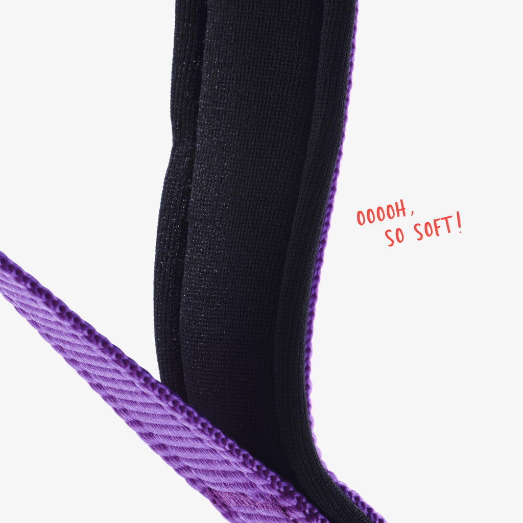 Violet no pull dog harness neoprene padded handle